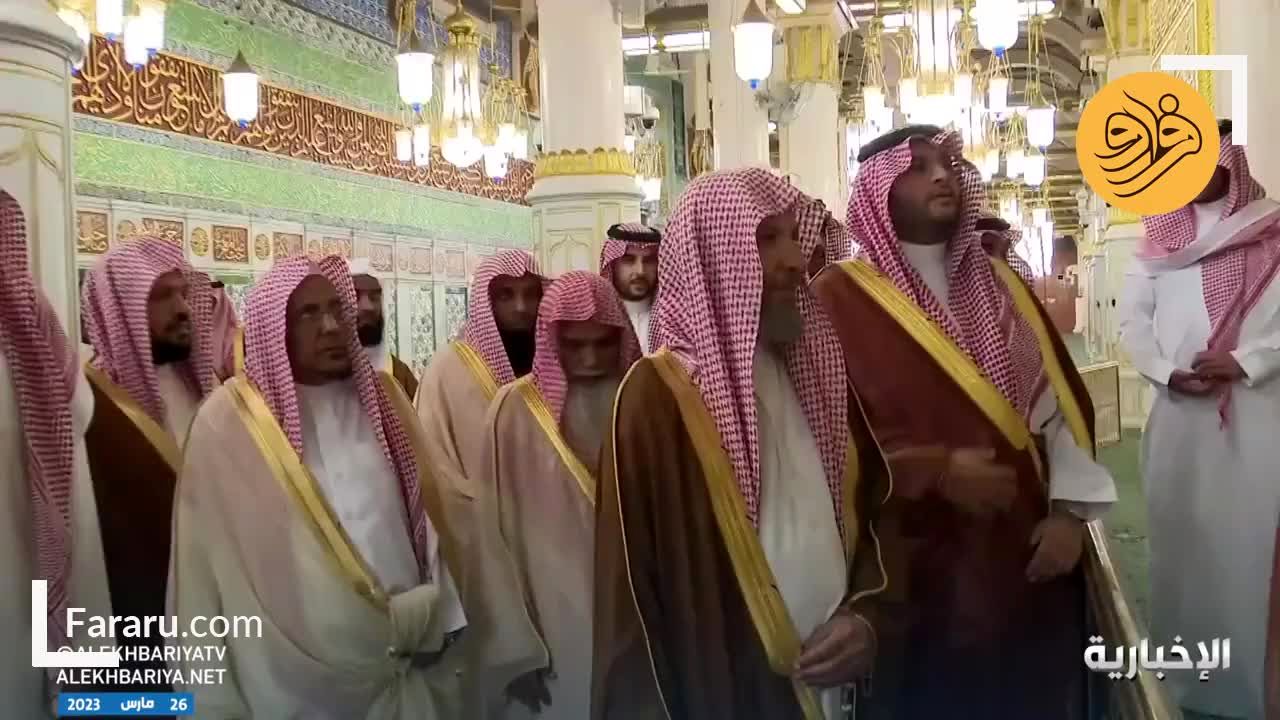 زیارت محمد بن سلمان از حرم حضرت پیامبر (ص)/ ویدئو