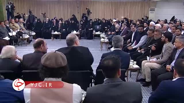 شعرخوانی یک هندی در دیدار شاعران با رهبری/ ویدئو