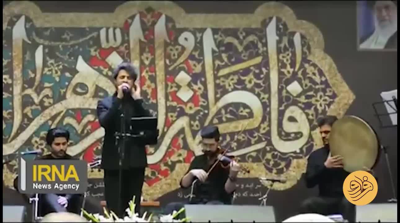 نواخوانی «مصطفی راغب» در سوگواره بانوی «آب و آینه»/ ویدئو